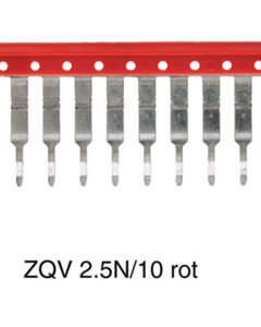 Jumper across for terminal A row ZQV 2.5N/5 black